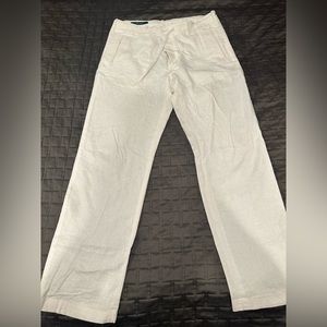 Mens Perry Ellis linen cotton blend pants
